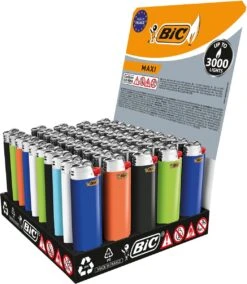 BIC Lighter Aansteker Maxi J26 Display(50stuks) 6 BIC Lighter Aansteker Maxi J26 Display(50stuks) -Keuken Benodigdheden Winkel 1045x1200
