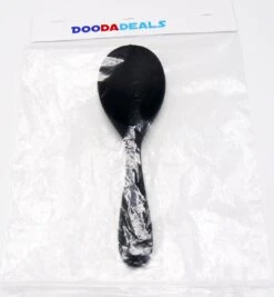 Doodadeals® Siliconen Rijstlepel - Rijst Opscheplepel - Rijstlepel Kunststof - Zwart - 1 Stuk -Keuken Benodigdheden Winkel 1111x1200