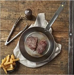 DeBuyer Mineral B Element Koekenpan - Zilver - Rond - Ø 24 Cm -Keuken Benodigdheden Winkel 1196x1200