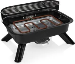 Princess 112252 Hybride Barbecue – Elektrische BBQ - Tafelmodel - 2000W - 44x 29cm - Gebruik Elektrisch Of Met Kolen -Keuken Benodigdheden Winkel 1200x1018