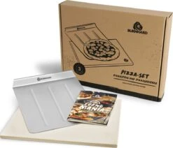 Burnhard Pizzasteen 38 X 30 X 1,5 Cm + Pizzaschep 24 Burnhard Pizzasteen 38 X 30 X 1,5 Cm + Pizzaschep -Keuken Benodigdheden Winkel 1200x1032 1