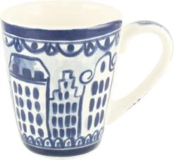 Blond Amsterdam Delfts Blond Mok - Molen - Aardewerk