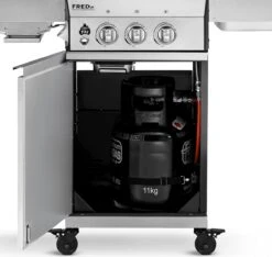 Burnhard Gas BBQ FRED JR. Deluxe - 2 Branders - Incl. Keramische Infraroodbrander & Afdekhoes - Deluxe 37 Burnhard Gas BBQ FRED JR. Deluxe - 2 Branders - Incl. Keramische Infraroodbrander & Afdekhoes - Deluxe -Keuken Benodigdheden Winkel 1200x1135 1