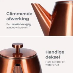 Vaja® Theepot Juliette Rosé Dubbelwandig -Keuken Benodigdheden Winkel 1200x1196 3