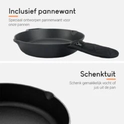 Ocina Gietijzeren Pan – ø30,5cm - Skillet - Koekenpan – Hapjespan – Koekenpan Inductie – Koekenpannenset - Gietijzeren Pan Bbq - Gietijzer 12 Ocina Gietijzeren Pan – ø30,5cm - Skillet - Koekenpan – Hapjespan – Koekenpan Inductie – Koekenpannenset - Gietijzeren Pan Bbq - Gietijzer -Keuken Benodigdheden Winkel 1200x1200 11