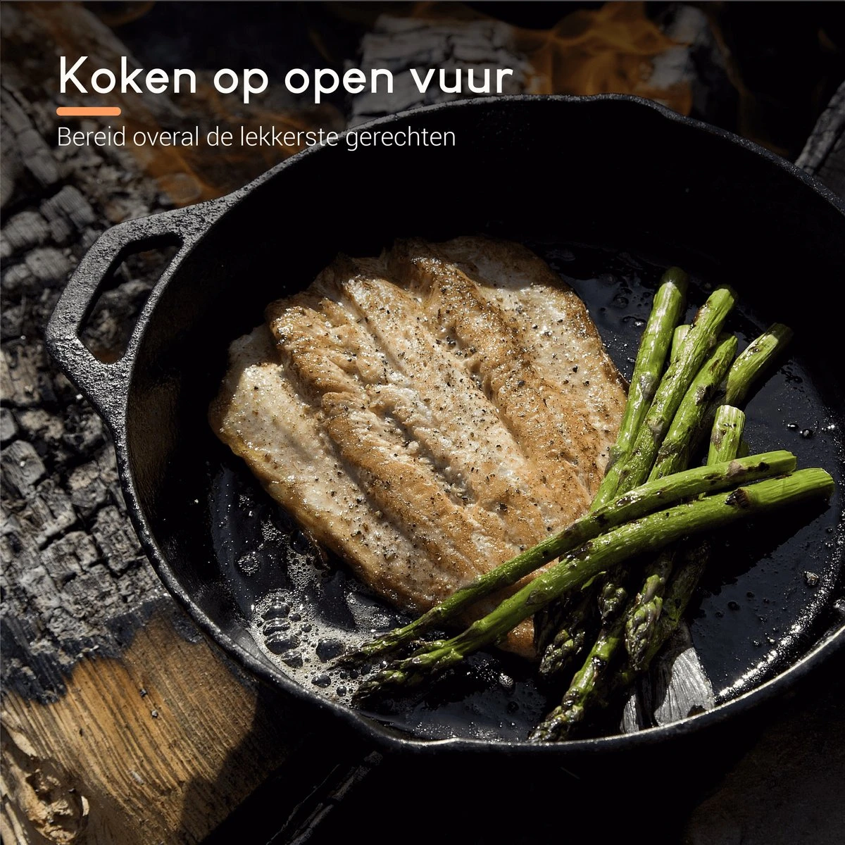 Ocina Gietijzeren Pan – ø30,5cm - Skillet - Koekenpan – Hapjespan – Koekenpan Inductie – Koekenpannenset - Gietijzeren Pan Bbq - Gietijzer 5 Ocina Gietijzeren Pan – ø30,5cm - Skillet - Koekenpan – Hapjespan – Koekenpan Inductie – Koekenpannenset - Gietijzeren Pan Bbq - Gietijzer - Afbeelding 5