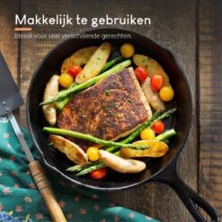 Ocina Gietijzeren Pan – ø30,5cm - Skillet - Koekenpan – Hapjespan – Koekenpan Inductie – Koekenpannenset - Gietijzeren Pan Bbq - Gietijzer 15 Ocina Gietijzeren Pan – ø30,5cm - Skillet - Koekenpan – Hapjespan – Koekenpan Inductie – Koekenpannenset - Gietijzeren Pan Bbq - Gietijzer -Keuken Benodigdheden Winkel 1200x1200 14