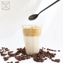 House Of Husk Latte Macchiato Lepels Set - Lange Theelepels - Koffielepels - Longdrinklepels - Sorbetlepels - Barlepel - RVS - 6 Stuks - 20CM - Zwart -Keuken Benodigdheden Winkel 1200x1200 426