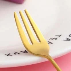 Gebaksvorkjes Donut Set Van 4 Taartvorkjes - Goud -Keuken Benodigdheden Winkel 1200x1200 453