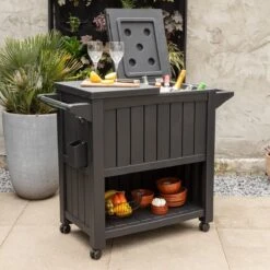BluMill BBQ Tafel - Inclusief Koelvak 80 Liter - Op Wieltjes - Met Flessenopener - 102 X 46 X 86,5 Cm -Keuken Benodigdheden Winkel 1200x1200 652