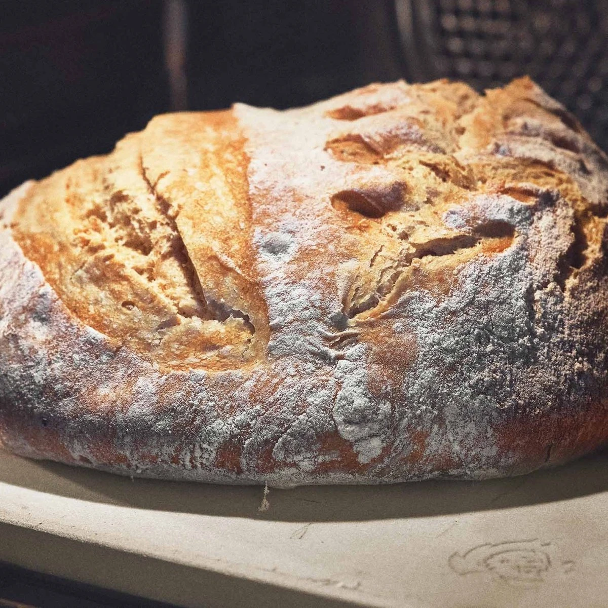 Burnhard Pizzasteen 38 X 30 X 1,5 Cm + Pizzaschep 5 Burnhard Pizzasteen 38 X 30 X 1,5 Cm + Pizzaschep - Afbeelding 5