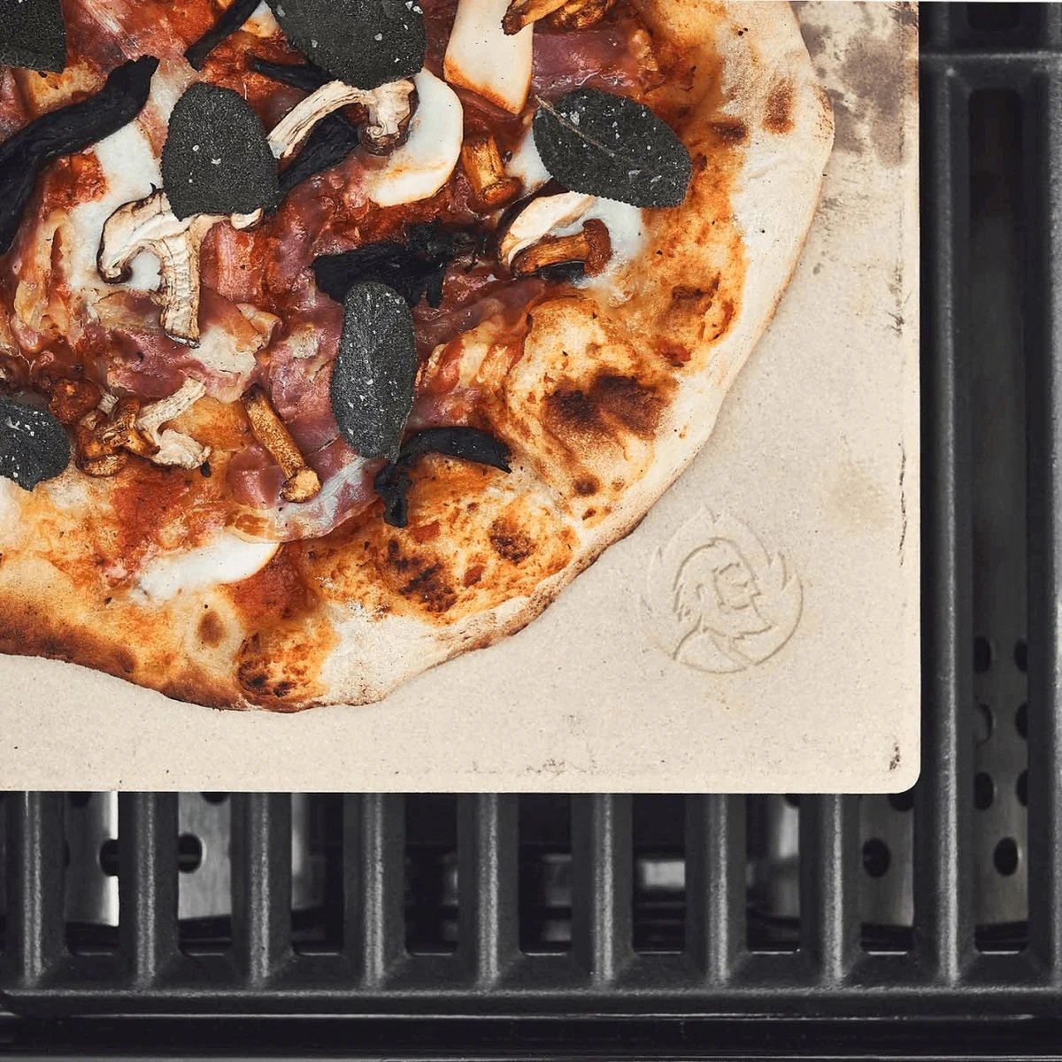 Burnhard Pizzasteen 38 X 30 X 1,5 Cm + Pizzaschep 9 Burnhard Pizzasteen 38 X 30 X 1,5 Cm + Pizzaschep - Afbeelding 9