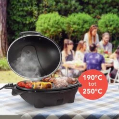 KitchenBrothers Elektrische BBQ - Met Grillplaat - Anti-aanbaklaag - Incl. Plank/Houders - Grilloppervlak 46,5x33,8cm - Tot 300°C - 2400W - Zwart 19 KitchenBrothers Elektrische BBQ - Met Grillplaat - Anti-aanbaklaag - Incl. Plank/Houders - Grilloppervlak 46,5x33,8cm - Tot 300°C - 2400W - Zwart -Keuken Benodigdheden Winkel 1200x1200 779