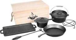 EL Fuego Dutch Oven Set Gietijzer 7-delig -Keuken Benodigdheden Winkel 1200x637