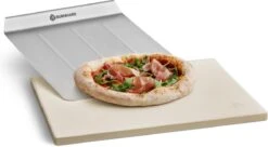 Burnhard Pizzasteen 38 X 30 X 1,5 Cm + Pizzaschep 27 Burnhard Pizzasteen 38 X 30 X 1,5 Cm + Pizzaschep -Keuken Benodigdheden Winkel 1200x662