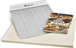 Burnhard Pizzasteen 38 X 30 X 1,5 Cm + Pizzaschep 25 Burnhard Pizzasteen 38 X 30 X 1,5 Cm + Pizzaschep -Keuken Benodigdheden Winkel 1200x759