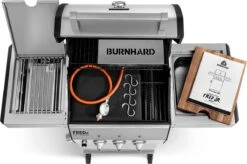 Burnhard Gas BBQ FRED JR. Deluxe - 2 Branders - Incl. Keramische Infraroodbrander & Afdekhoes - Deluxe 35 Burnhard Gas BBQ FRED JR. Deluxe - 2 Branders - Incl. Keramische Infraroodbrander & Afdekhoes - Deluxe -Keuken Benodigdheden Winkel 1200x796 6
