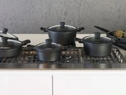 Sola Koekenpan Fair Cooking - Ø 28 Cm - Zwart/wit - Aluminium - Antiaanbaklaag -Keuken Benodigdheden Winkel 1200x905 1