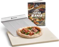 Burnhard Pizzasteen 38 X 30 X 1,5 Cm + Pizzaschep 28 Burnhard Pizzasteen 38 X 30 X 1,5 Cm + Pizzaschep -Keuken Benodigdheden Winkel 1200x949