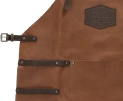 Old West BBQ Schort Barbecue Schort Leer - Cognac Bruin -Keuken Benodigdheden Winkel 1200x988 1