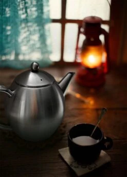 Vaja Valerie - Theepot Met Filter - Dubbelwandig - RVS - 1.2L -Keuken Benodigdheden Winkel 857x1200 1